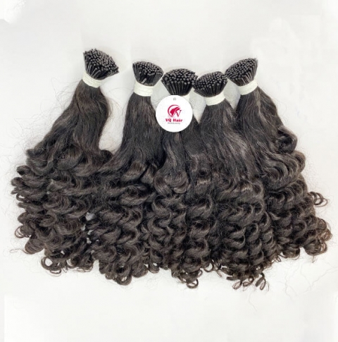  Curly I Tip Hair Extensions